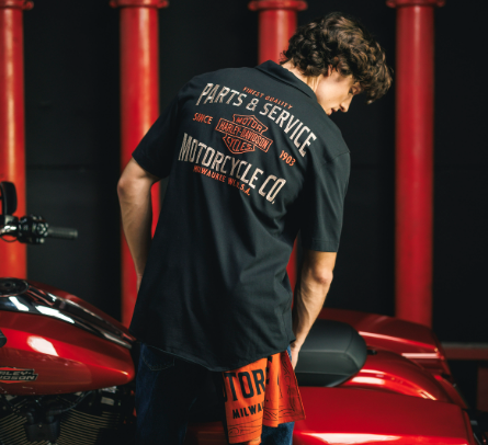 galeria CAMISA MASCULINA EM MALHA PARTS & SERVICE