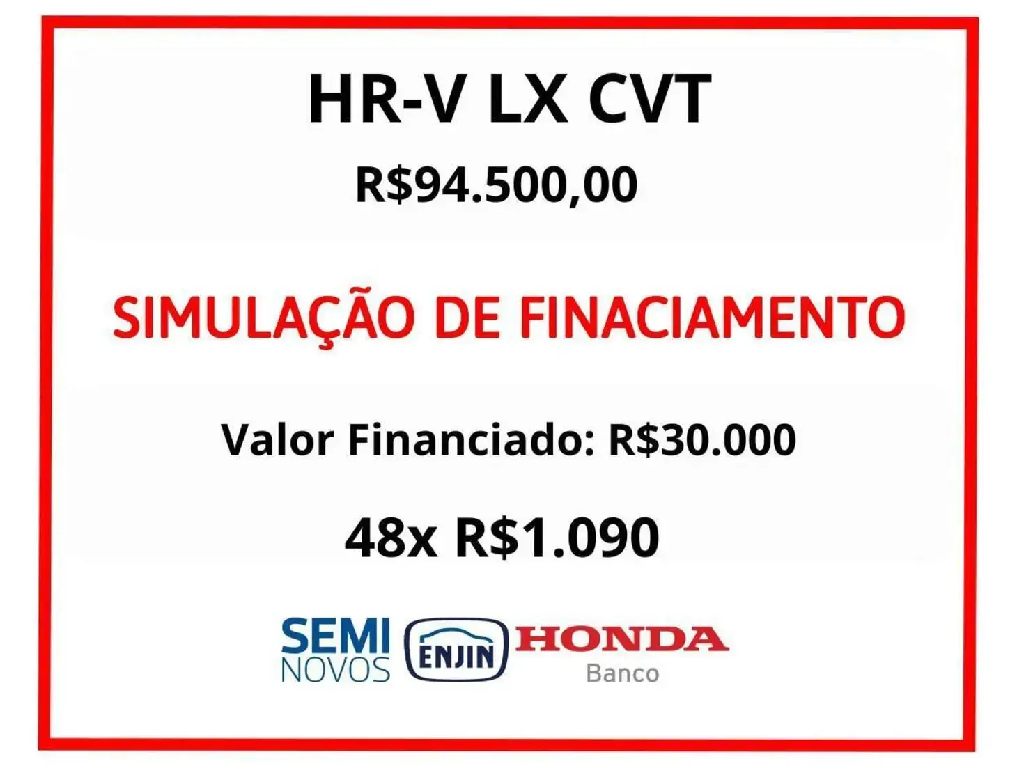 galeria HR-V LX CVT
