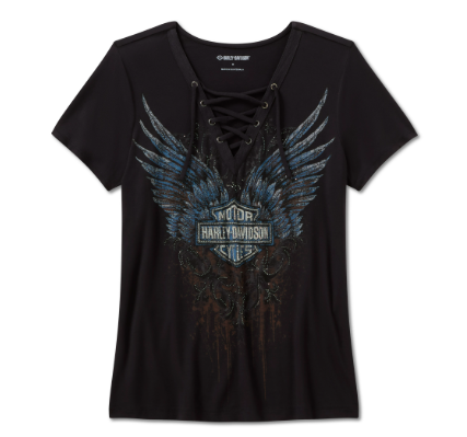 galeria BLUSA FEMININA BLING DARK ANGEL H-D