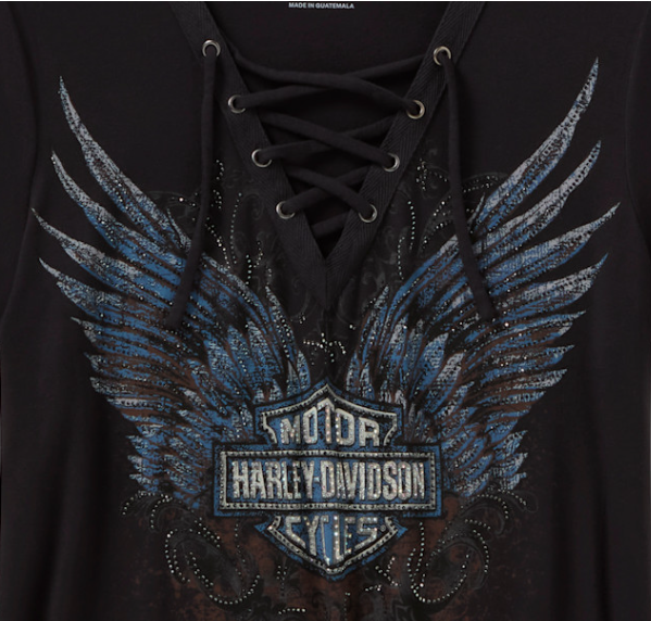 galeria BLUSA FEMININA BLING DARK ANGEL H-D