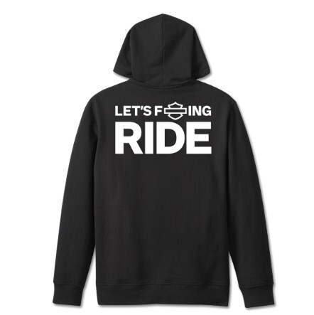 galeria MOLETOM MASCULINO H-D "LET'S F**KING RIDE"