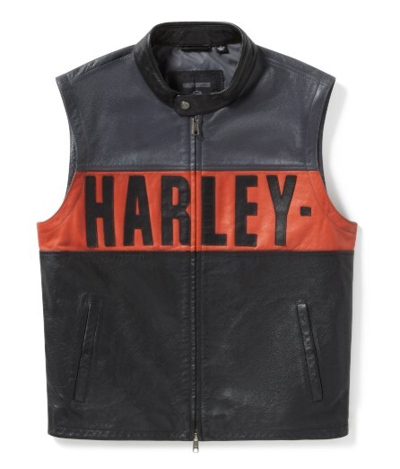 galeria JAQUETA DE COURO MASCULINA CONVERSÍVEL H-D ESSENTIAL