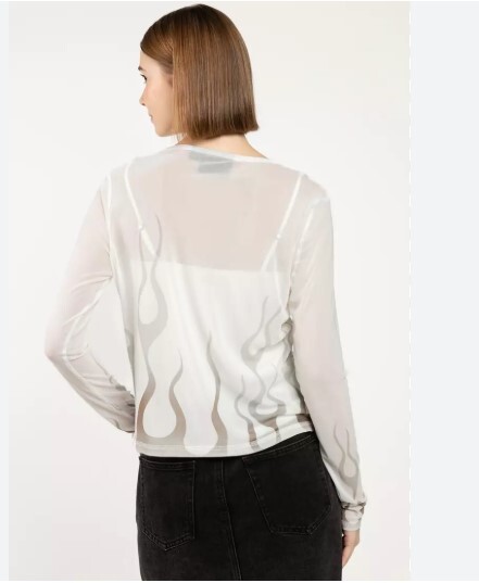 galeria BLUSA FEMININA EM TULE COM REGATA H-D WHITE