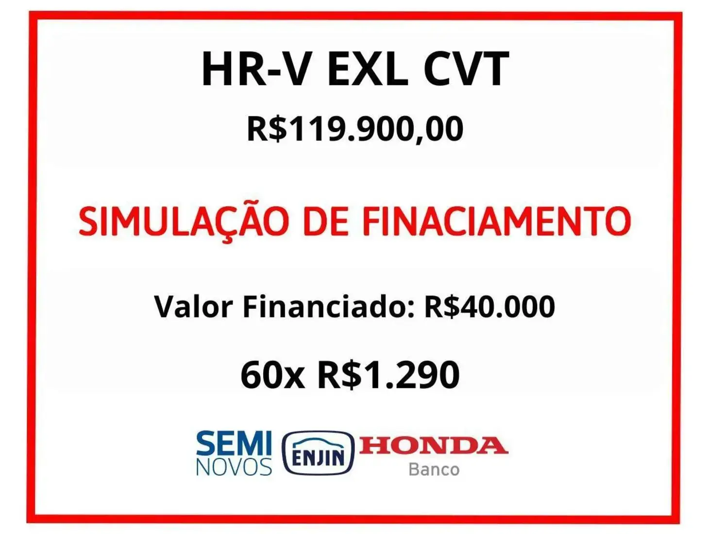 galeria HR-V EXL CVT