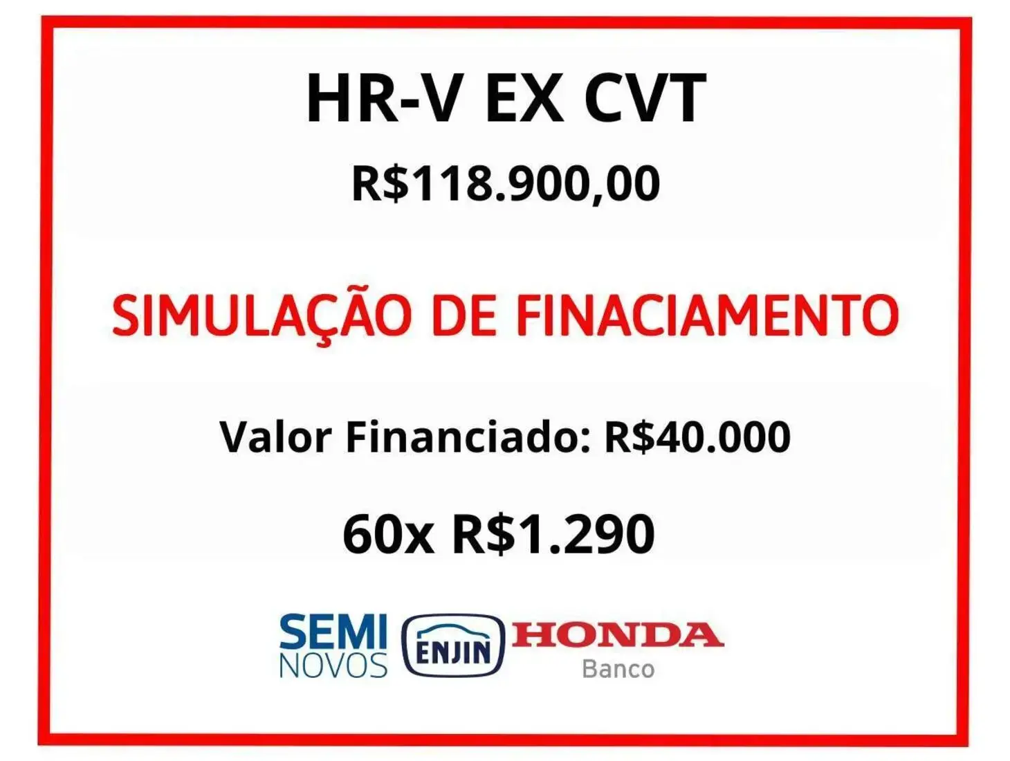galeria HR-V EX CVT