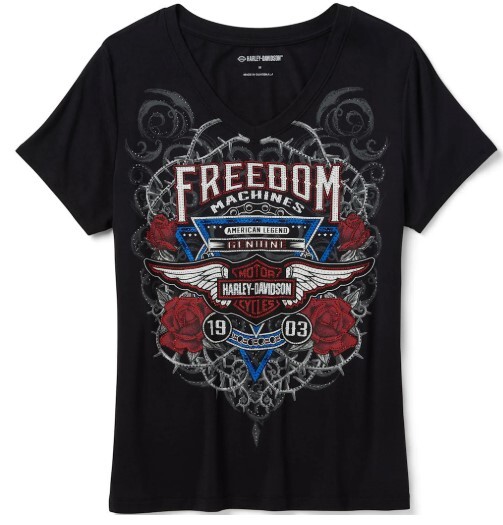 galeria BLUSA FEMININA BLING HIGHWAY RIDER