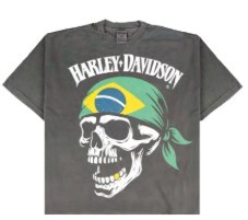 galeria CAMISETA MASCULINA NACIONAL FLAG SKULL