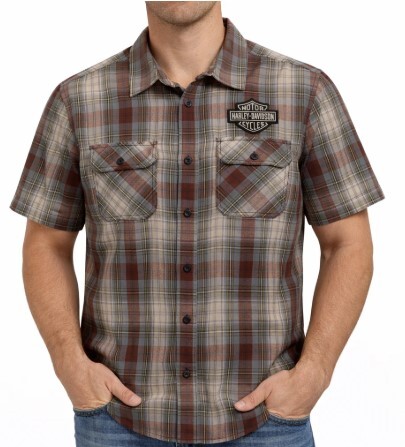 galeria CAMISA MASCULINA YARN DYED H-D