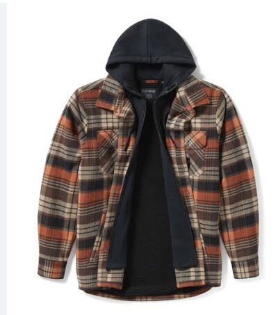 galeria CAMISA MASCULINA FORRADA EM SHERPA BAR & SHIELD