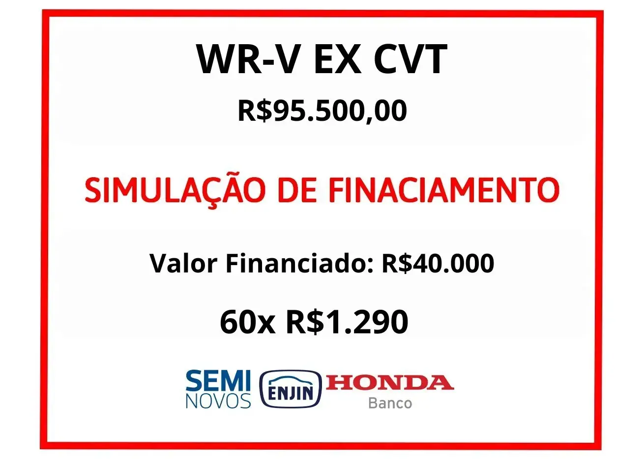 galeria WR-V EX CVT