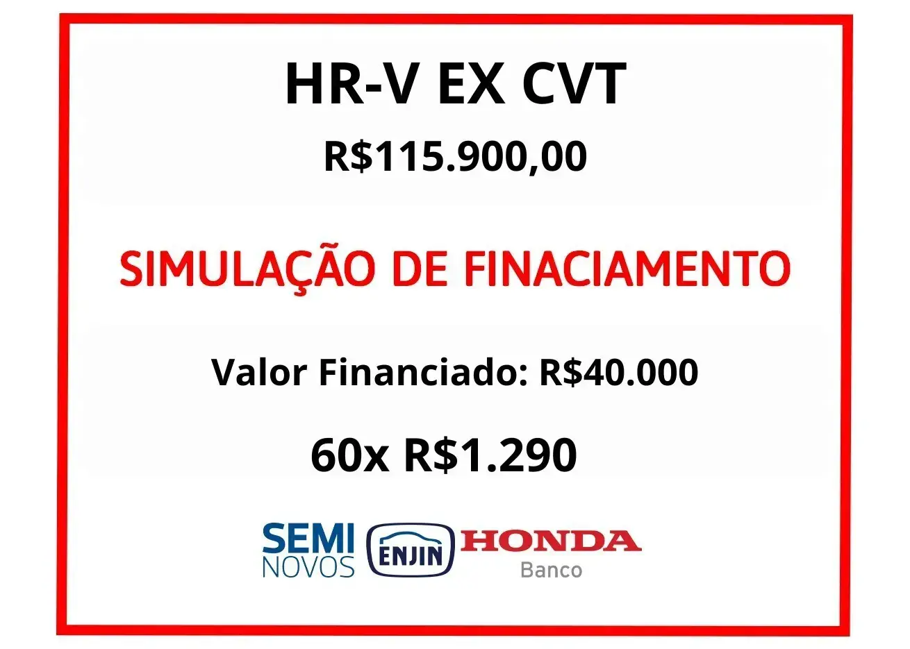 galeria HR-V EX CVT