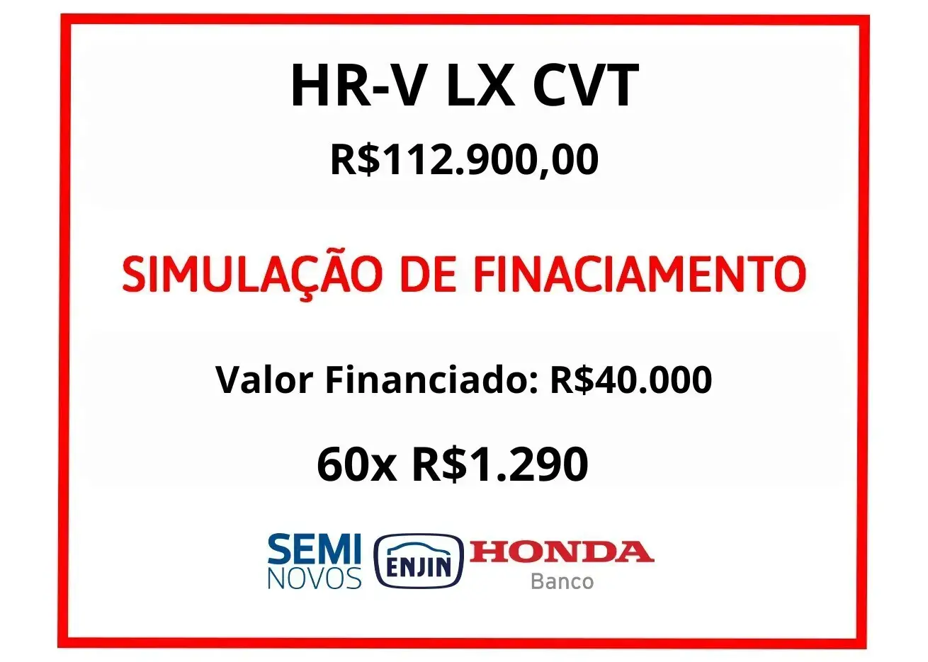 galeria HR-V LX CVT