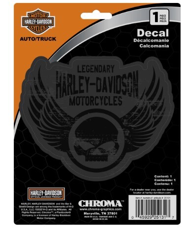 galeria ADESIVO H-D WINGED SKULL