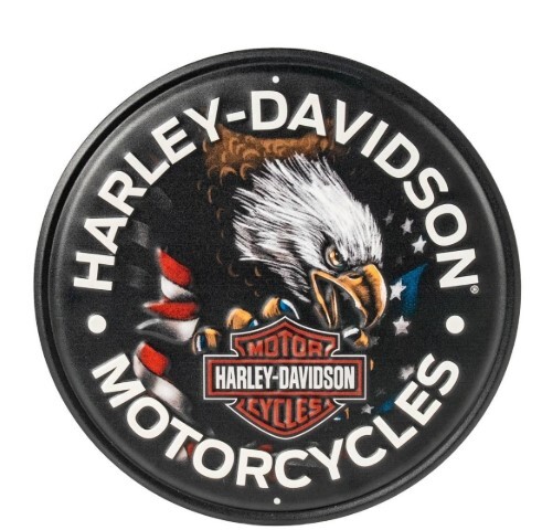 galeria PLACA DECORATIVA EM ALTO RELEVO H-D PATRIOTIC