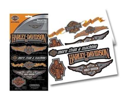 galeria KIT 8 ADESIVOS HARLEY-DAVIDSON