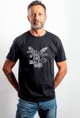 galeria CAMISETA MASCULINA MCMLLL EAGLE BLACK