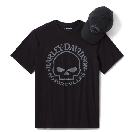 galeria CONJUNTO DE PRESENTE MASCULINO COM BONÉ E CAMISETA WILLIE G SKULL