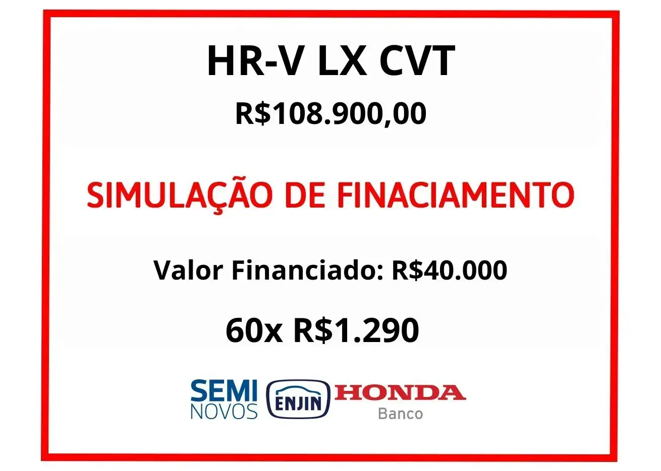 galeria HR-V LX CVT