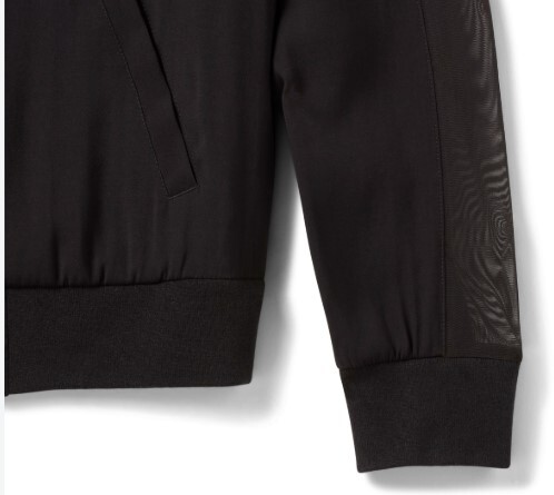 galeria JAQUETA DE VISCOSE FEMININA BOMBER BLING SKULL