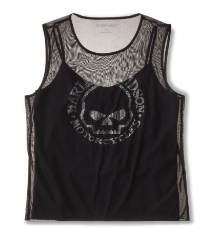 galeria BLUSA FEMININA EM TULE COM REGATA BLING SKULL