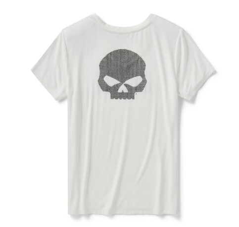 galeria BLUSA FEMININA BLING SKULL WHITE