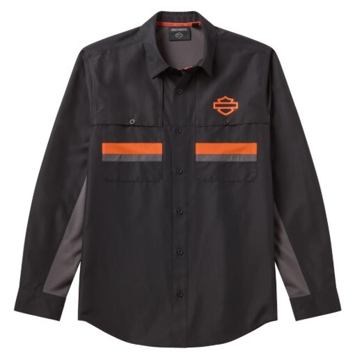 galeria CAMISA MASCULINA SOLID VENTED H-D TECH