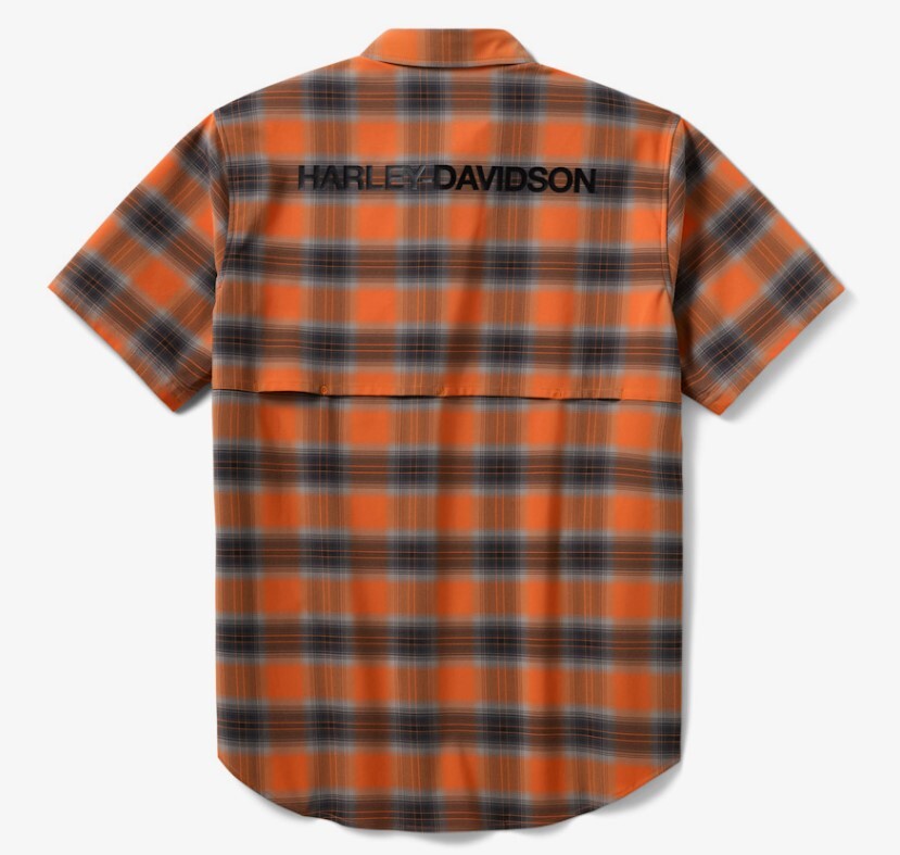 galeria CAMISA MASCULINA STRETCH COMFORT H-D TECH ORANGE