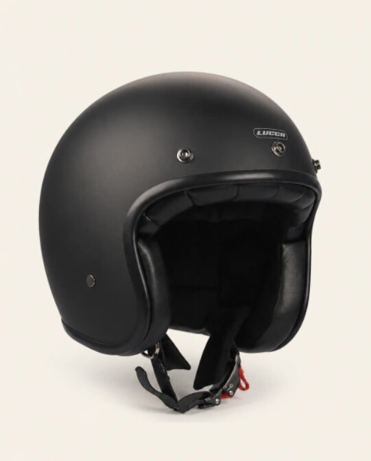 galeria CAPACETE LUCCA CAFÉ RACER MATT BLACK