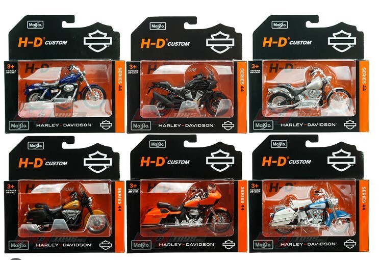 galeria MINI MOTO MAISTO HARLEY-DAVIDSON ESCALA 1:18