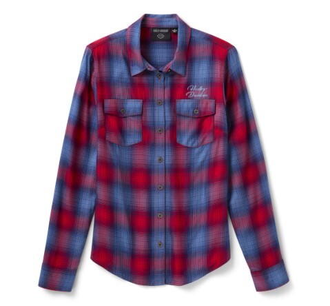 galeria CAMISA FEMININA XADREZ ESSENTIAL H-D