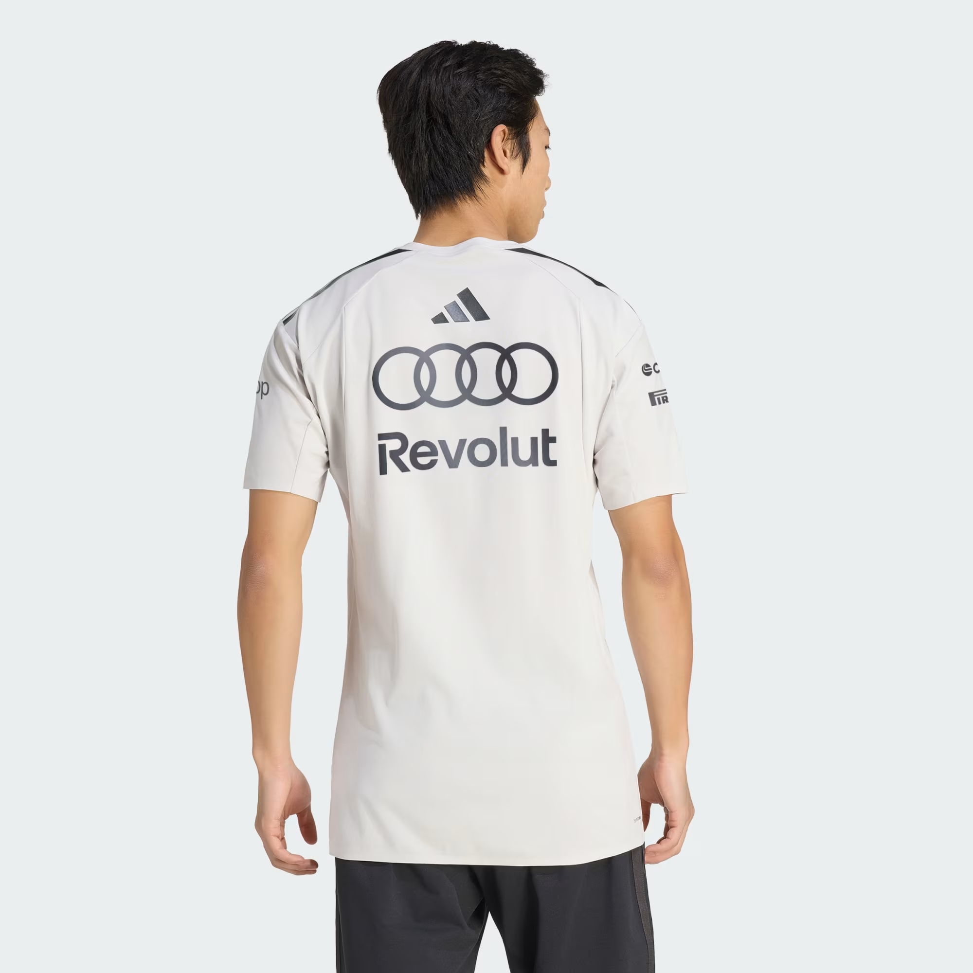 galeria POLO DE MANGA CURTA DA EQUIPE DE ENGENHEIROS E MARKETING DA AUDI REVOLUT F1