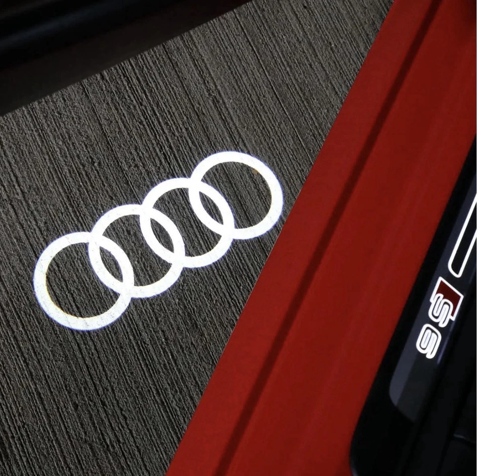 galeria Audi Beam Light Logo Four Rings