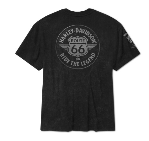 galeria CAMISETA MASCULINA H-D ROUTE 66 LEGENDARY