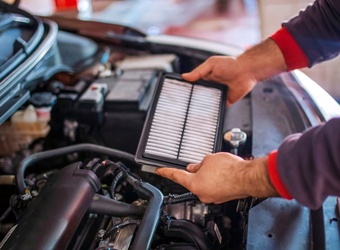 Substituição de filtro de ar