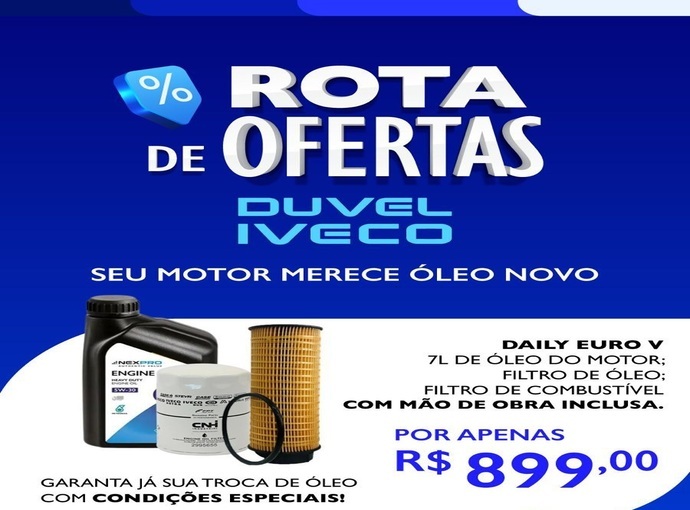 Troca de Óleo - Daily Euro V