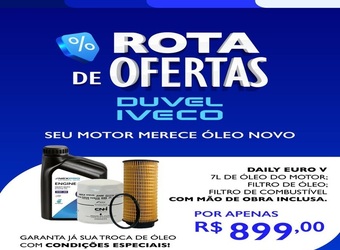 Troca de Óleo - Daily Euro V