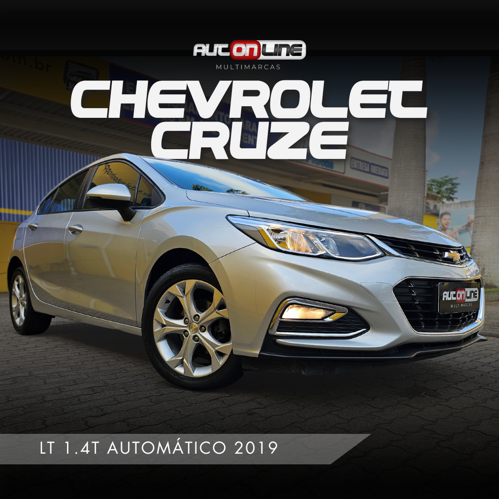 Chevrolet Cruze 1.4 TURBO LT 16V FLEX 4P AUTOMÁTICO 2019