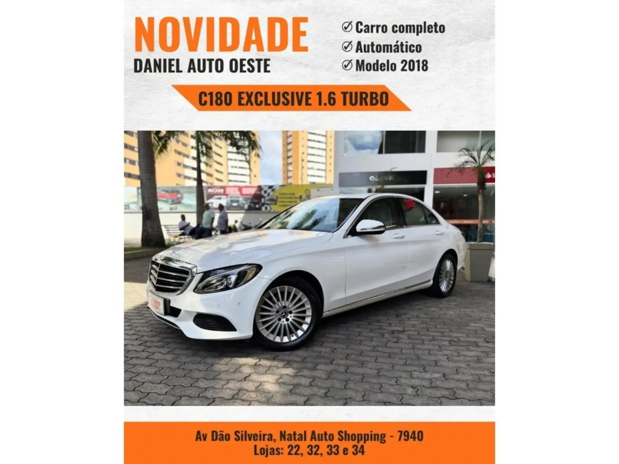 Mercedes-Benz C 180 1.6 CGI FLEX EXCLUSIVE 9G-TRONIC 2018