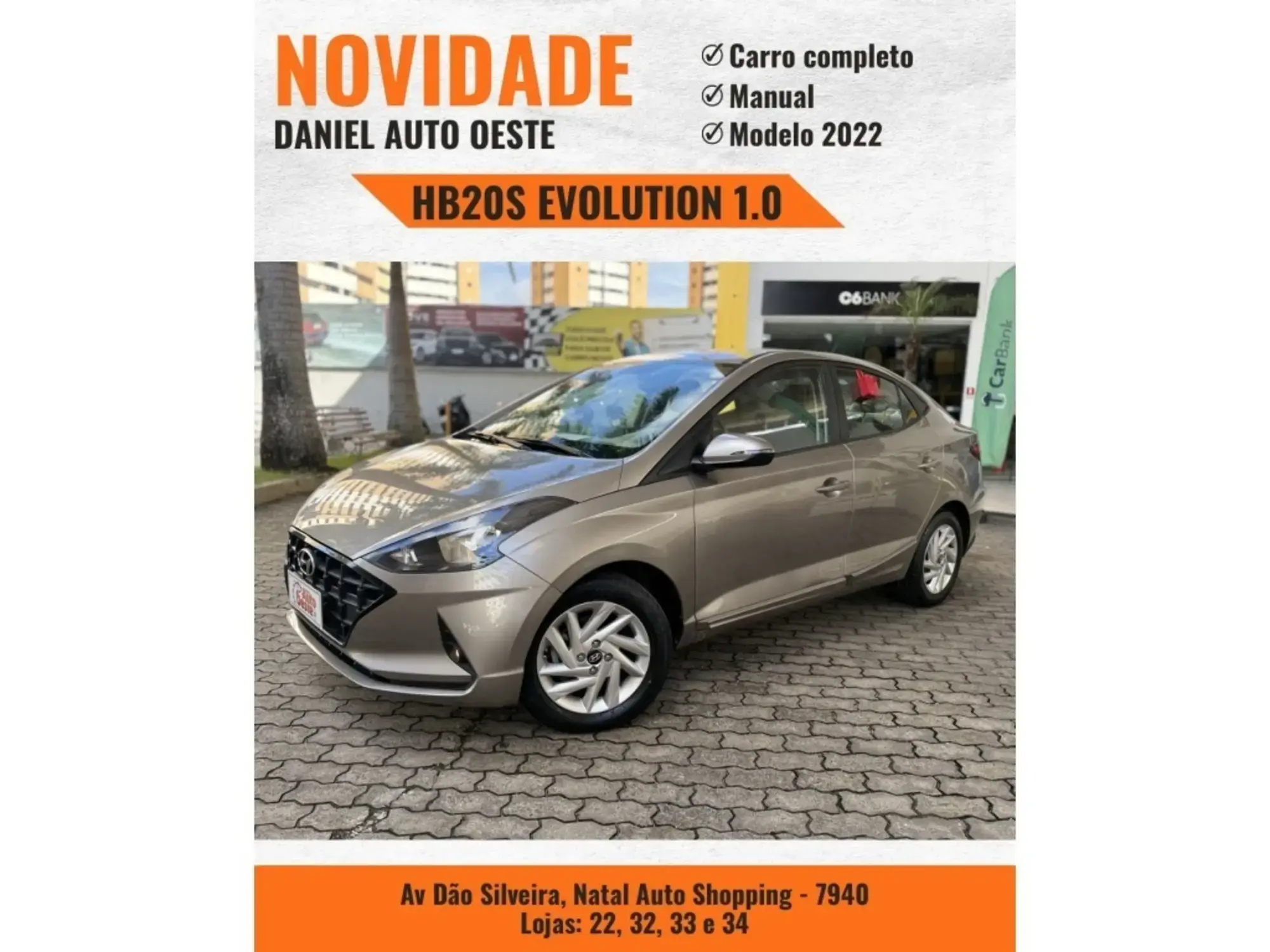 Hyundai Hb20S EVOLUTION 1.0 12V FLEX 2022