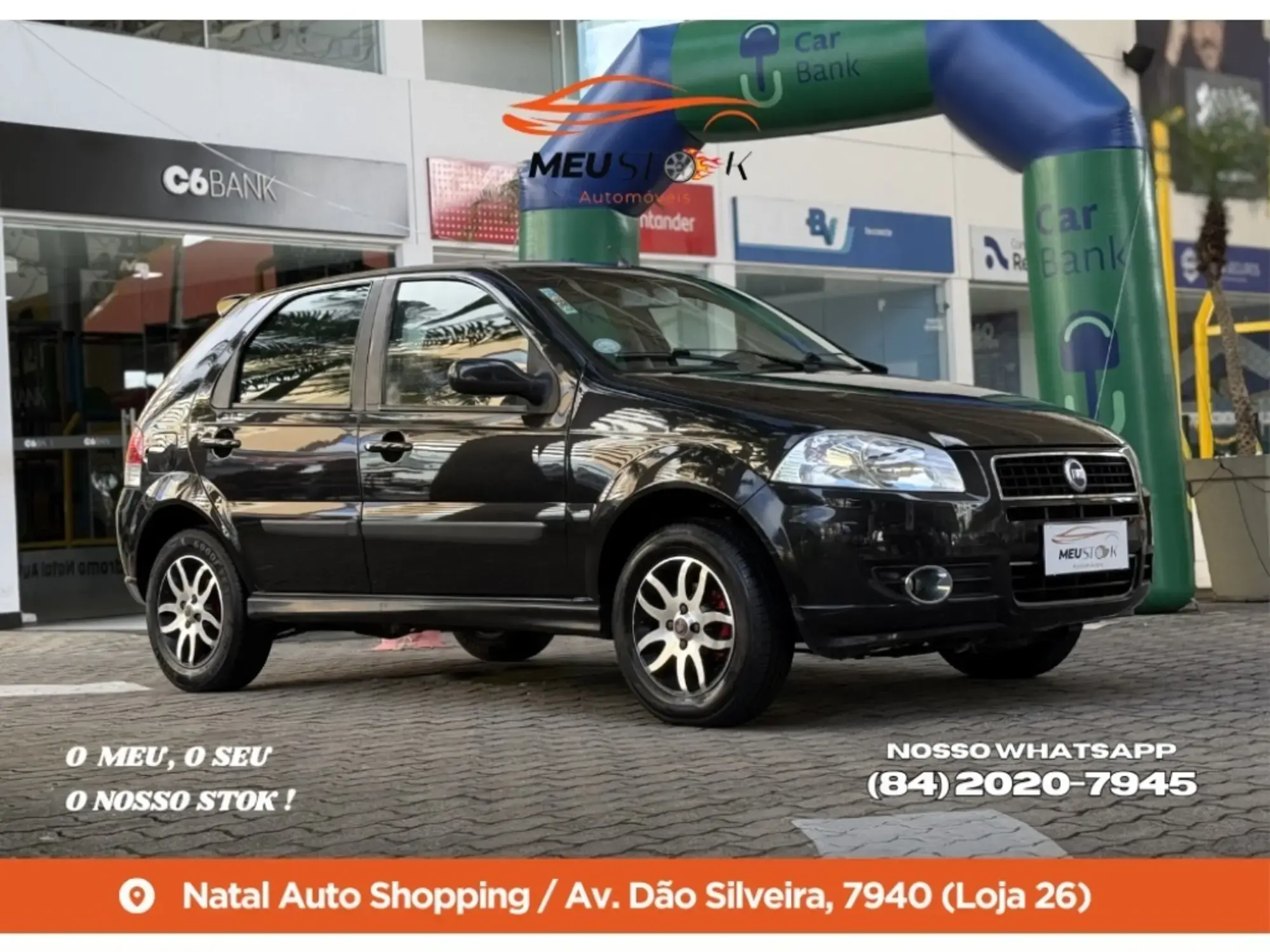 Fiat Palio 1.0 MPI ATTRACTIVE 8V FLEX 4P MANUAL 2008