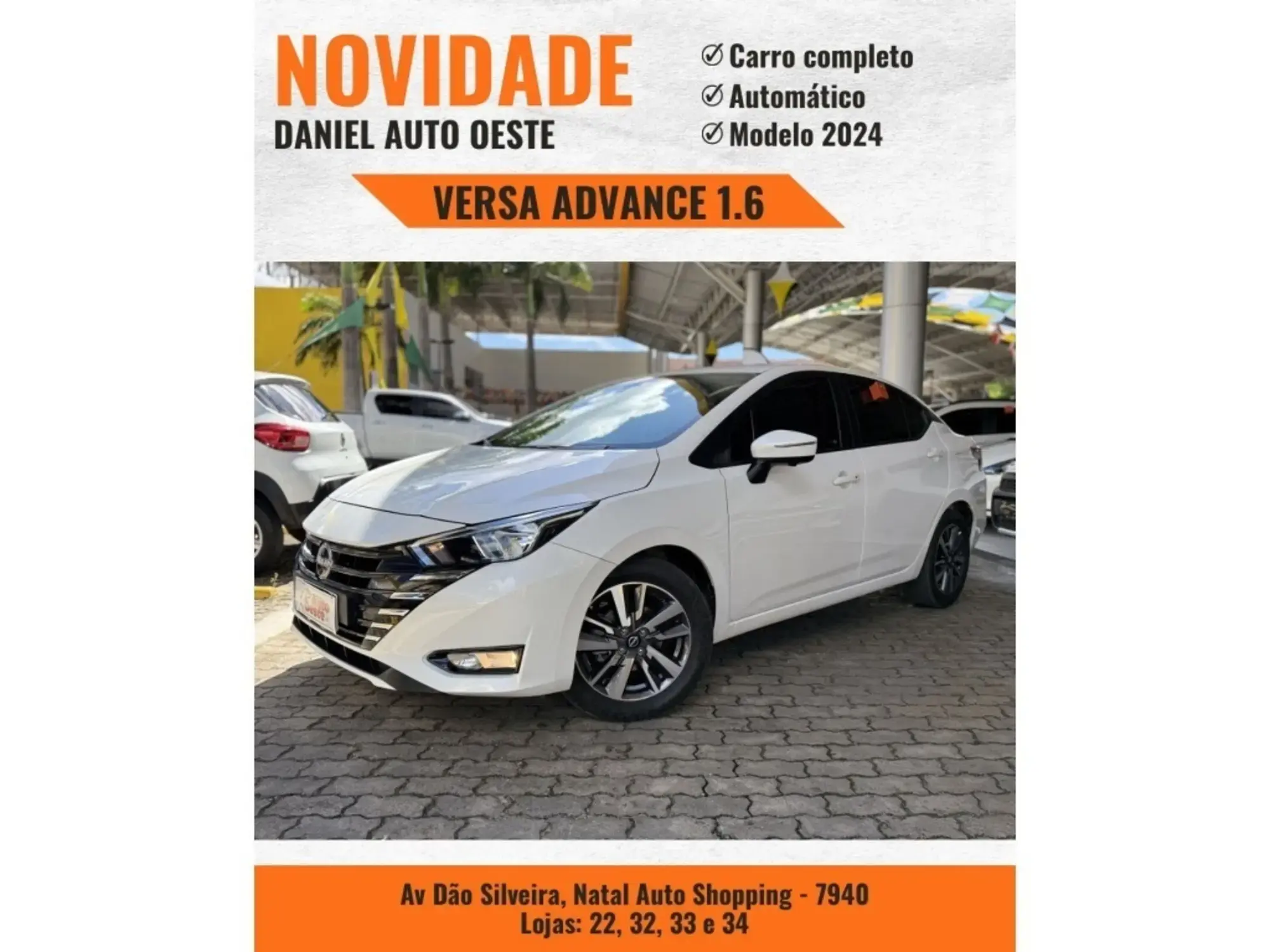 Nissan Versa VERSA Advance 1.6 16V Flex Aut. 2024