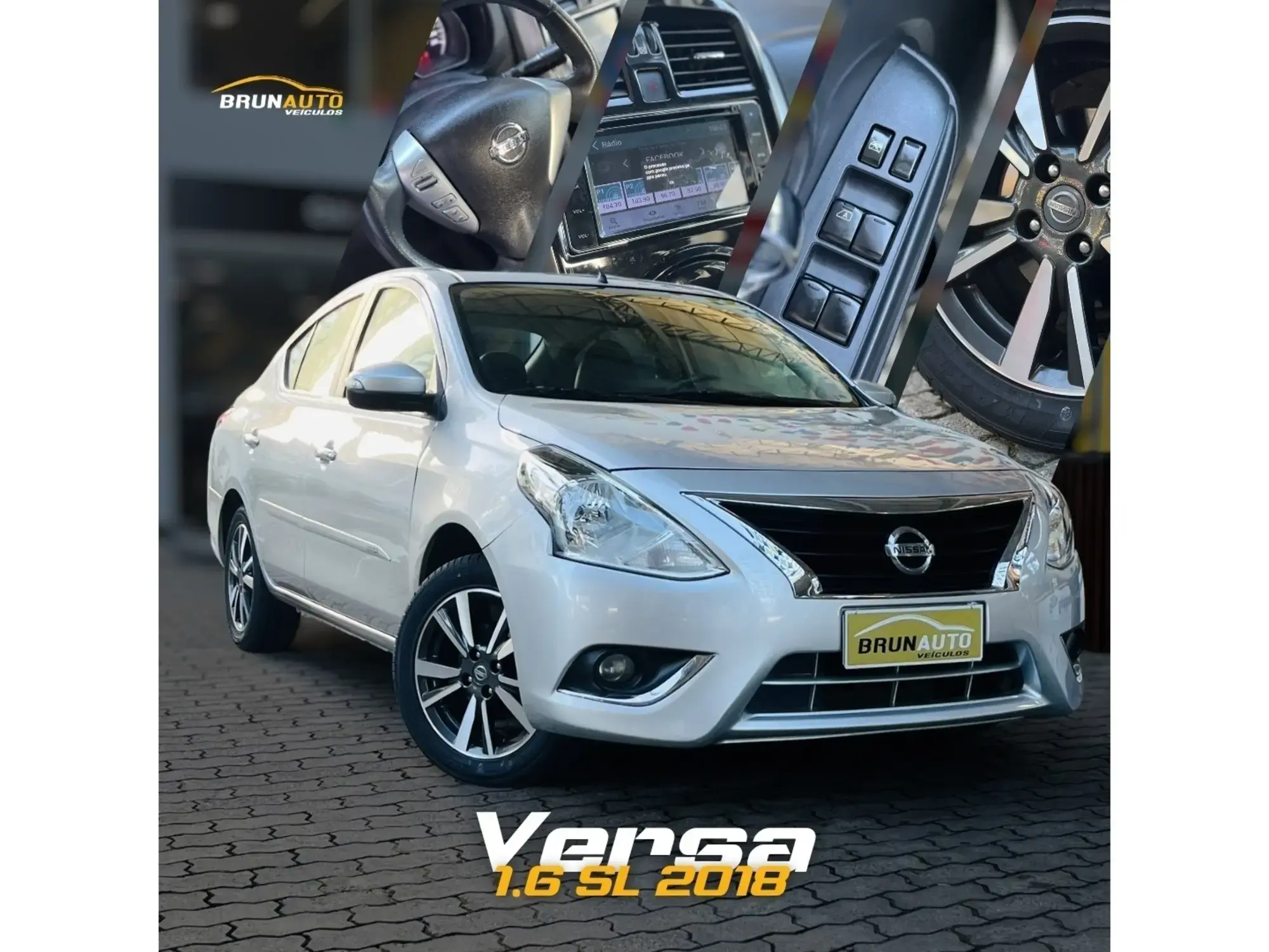 Nissan Versa VERSA SL 1.6 16V FlexStart 4p Mec. 2018
