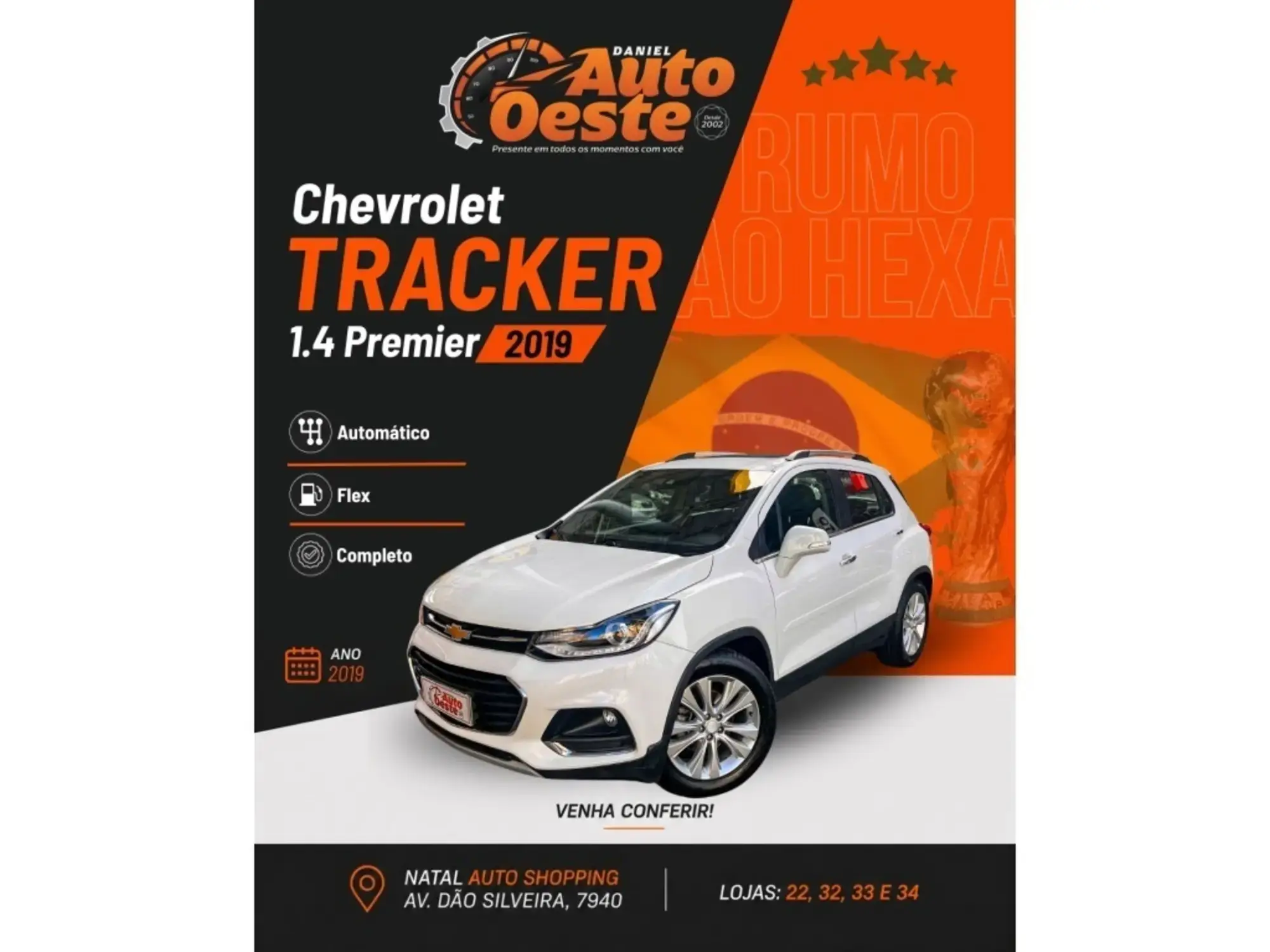 Chevrolet Tracker TRACKER Premier 1.4 Turbo 16V Flex Aut 2019