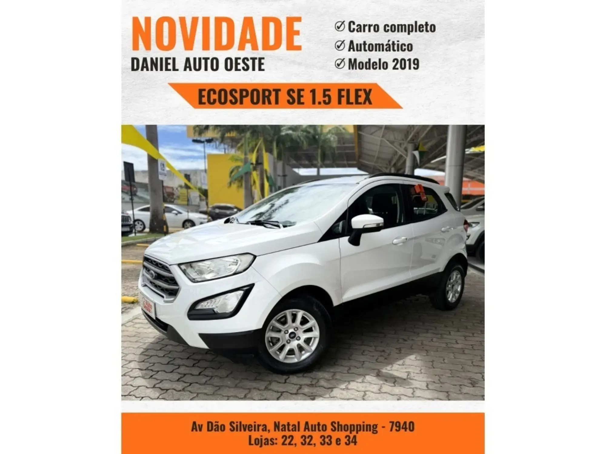 Ford Ecosport EcoSport SE 1.5 12V Flex 5p Aut. 2019