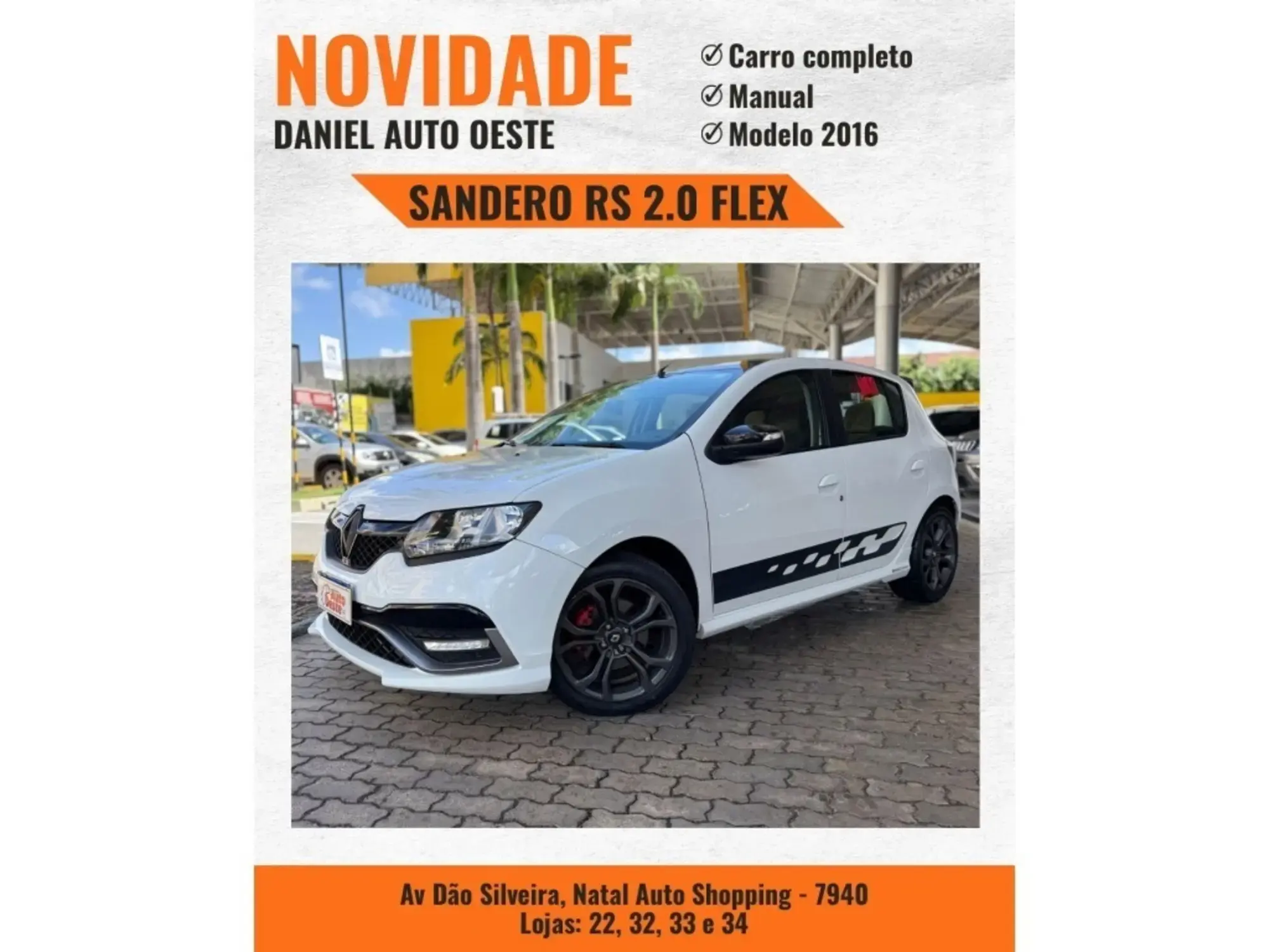 Renault Sandero SANDERO SPORT RS 2.0 Flex 16V 5p 2016