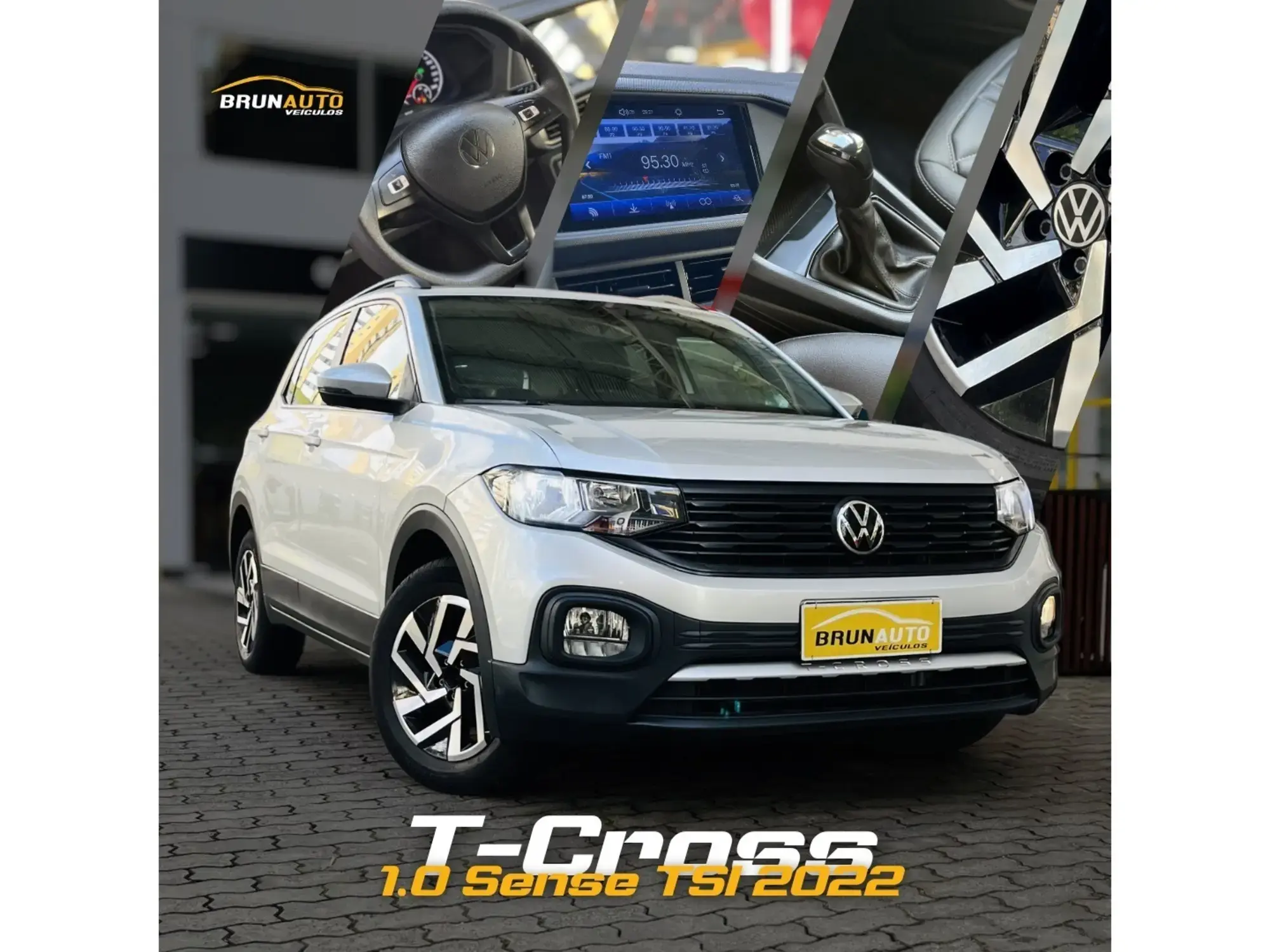 Volkswagen T-Cross 1.0 200 TSI TOTAL FLEX AUTOMÁTICO 2022
