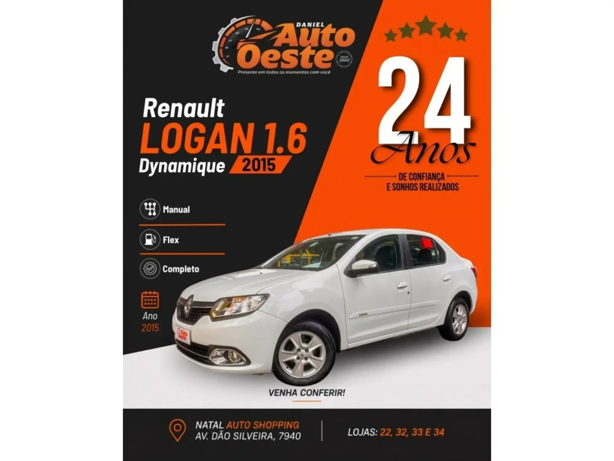 Renault Logan LOGAN Dynamique Flex 1.6 16V 4p 2015