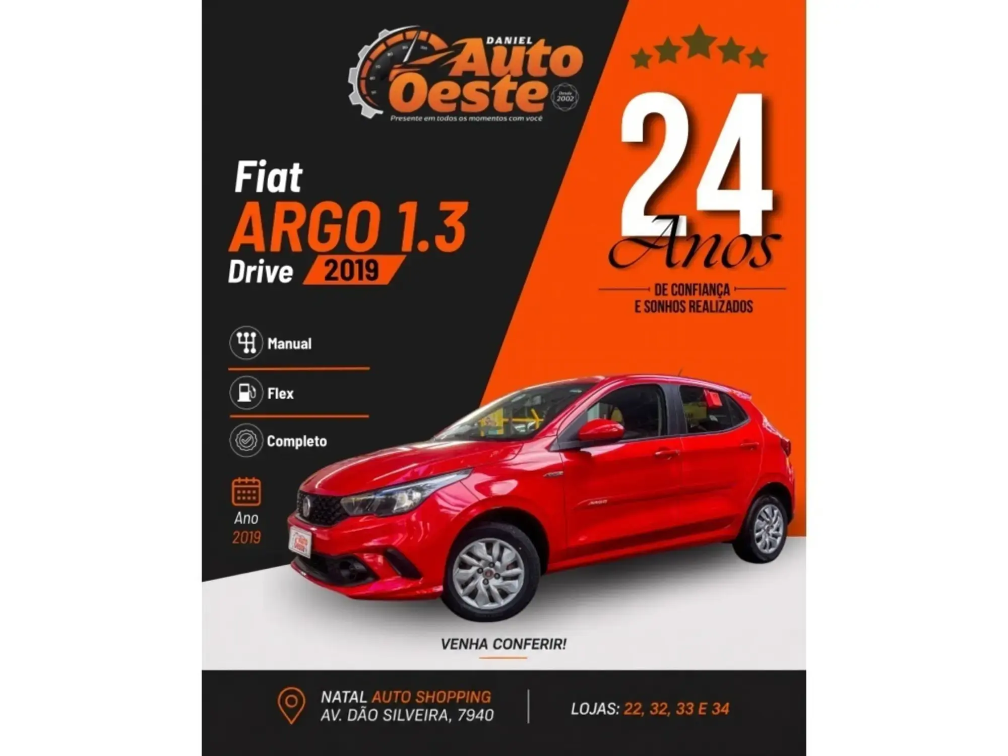 Fiat Argo DRIVE 1.3 MT FLEX 2019