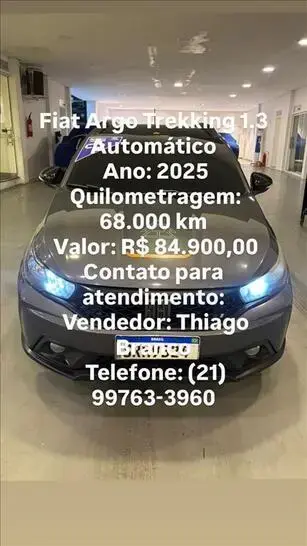 Fiat ARGO 1.3 FIREFLY FLEX TREKKING CVT