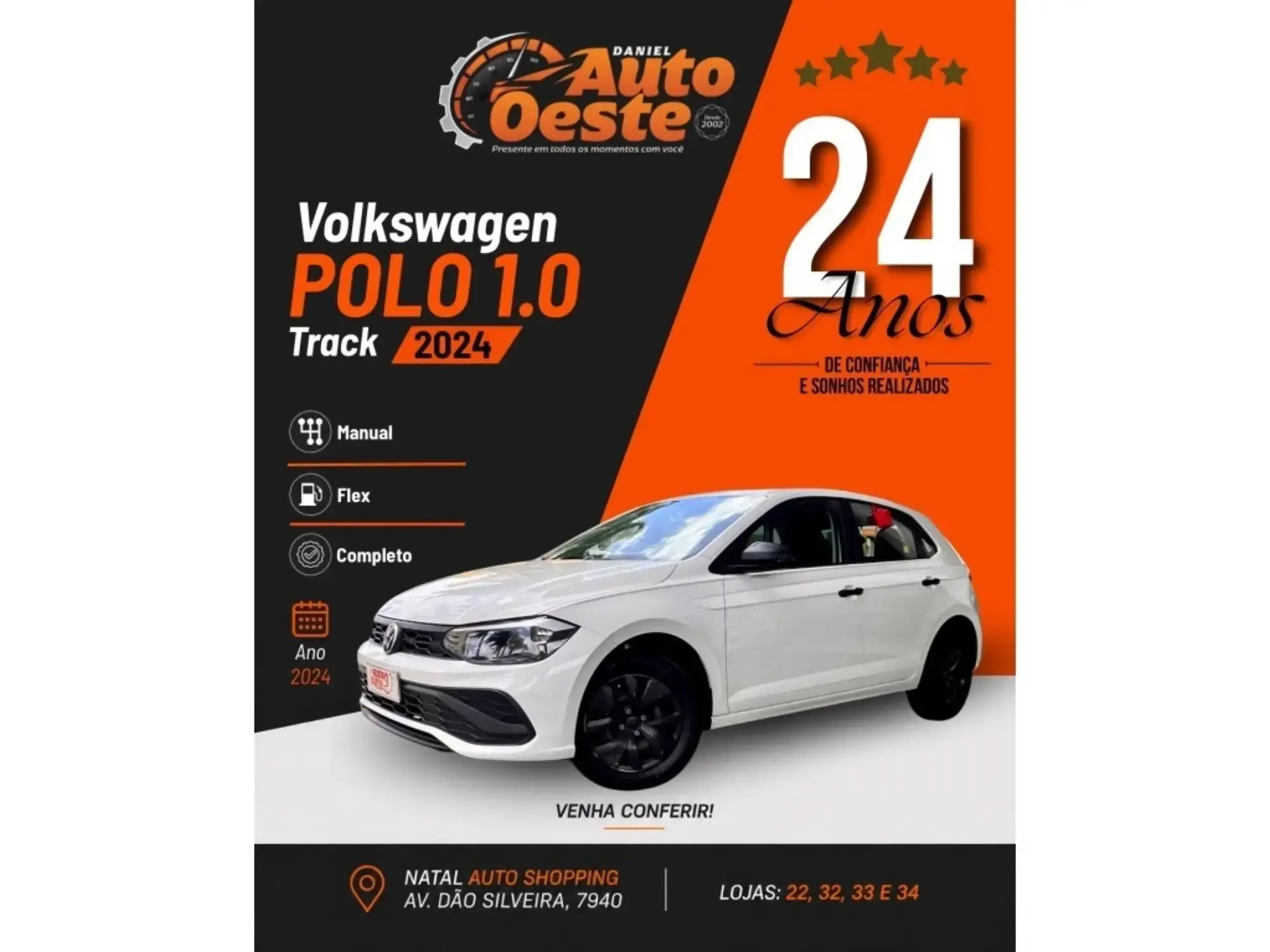 Volkswagen Polo Polo Track 1.0 Flex 12V 5p 2024